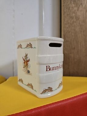 vintage Royal Doulton Bunnykins Book-Shaped Money Bank